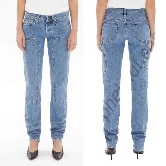 Helmut Lang Rare Masc Lo Utility‎ Unisex Jeans Blue Size 30 Men/27 Women - Picture 12 of 12